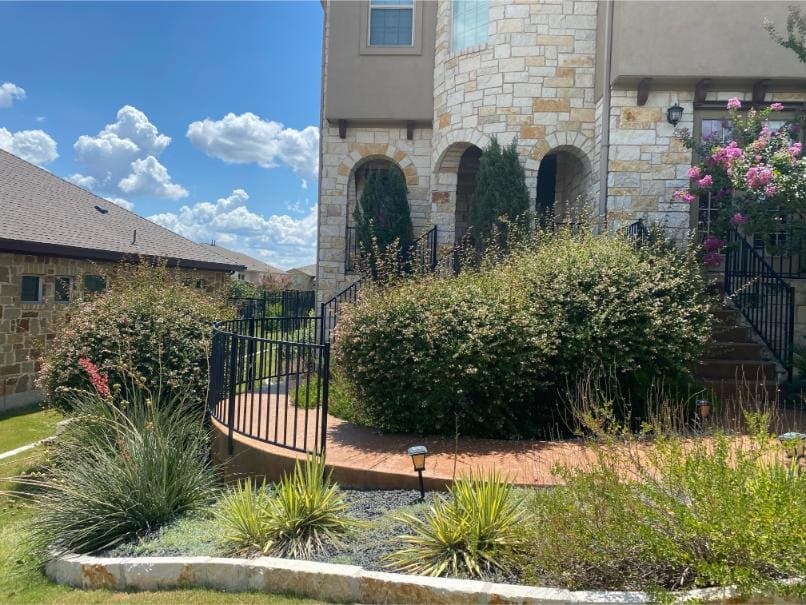 Landscape refresh — before